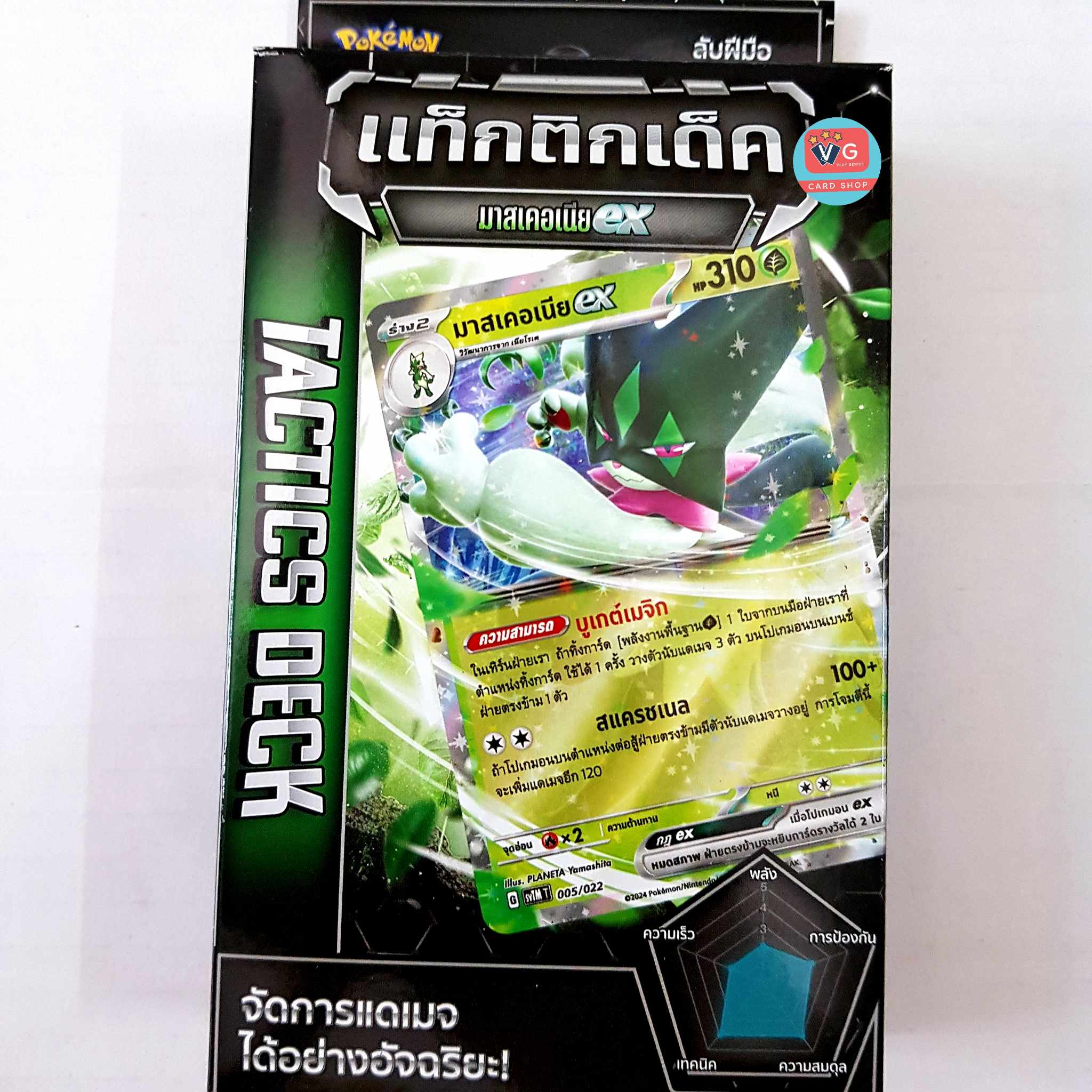 Pokemon แท็กติกเด็ค Tactics Deck Starter Deck เด็คพร้อมเล่น การ์ดเกมโปเกมอน