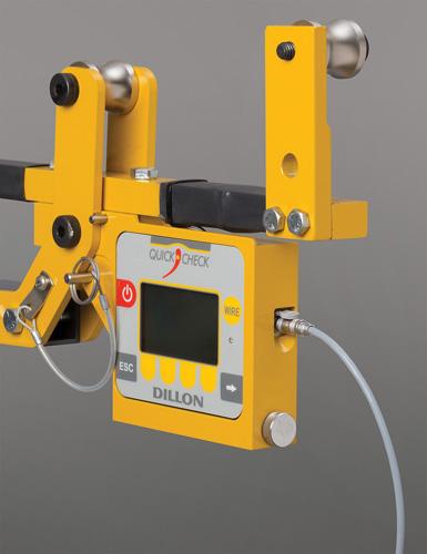 Dillon รุ่นQuick-Check10000เครื่องวัดแรงตึงเส้นลวดสลิงแบบดิจิตอลQuick-Check-10000Cable Tension Meter Capacity10000lb/45kN./4500kg.