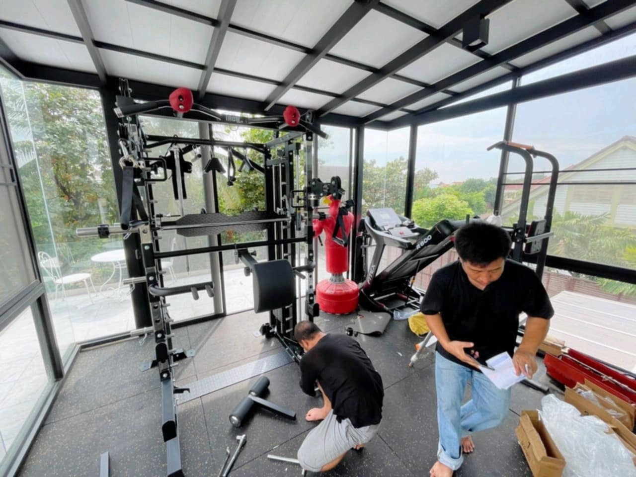 เปรียบเทียบสมิทแมชชีน G20 กับ Smith Machine i5 Flow Jammer / งาน Top ทั้งคู่