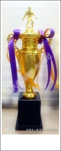 ถ้วยรางวัลพลาสติก เสาเดี่ยว