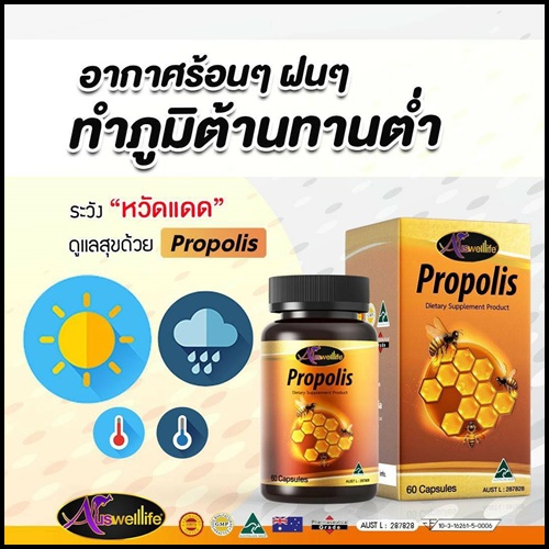 Auswelllife Propolis ออสเวลไลฟ์ โปรพอลิส สารสกัดจากรังผึ้ง