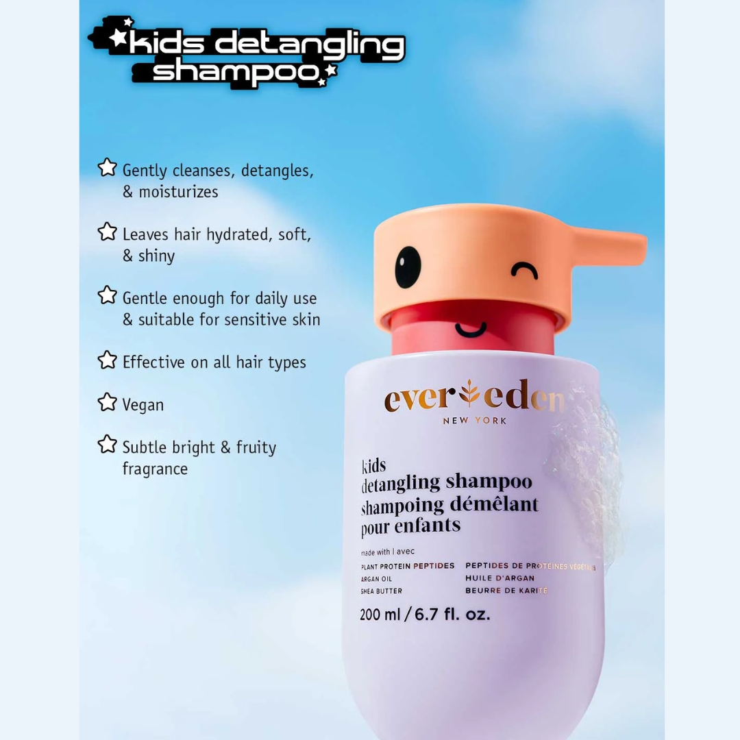 นำเข้า 🇺🇸 🌿✨ ชุด Evereden Kids Routine Bundle ครบ 4ชิ้นเพื่อผิวและผมที่ดี สูตร Clean Beauty อ่อนโยน ปลอดภัยไร้สารเคมี
