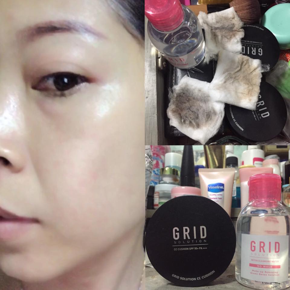 กริด ดีท็อก คลีนซิ่ง วอเตอร์ (Grid Solution Detox Cleansing Water) คลีนซิ่งสูตรน้ำแร่ดีท็อกซ์หน้า