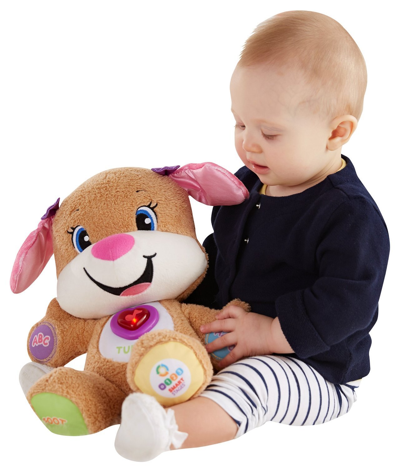 น้องหมาสีชมพูเเละสีฟ้า เจ้าตูบสอนภาษา Fisher-Price Laugh & Learn Smart Stages Puppy Sis รุ่นใหม่ล่าสุด ราคา 1250 บาท