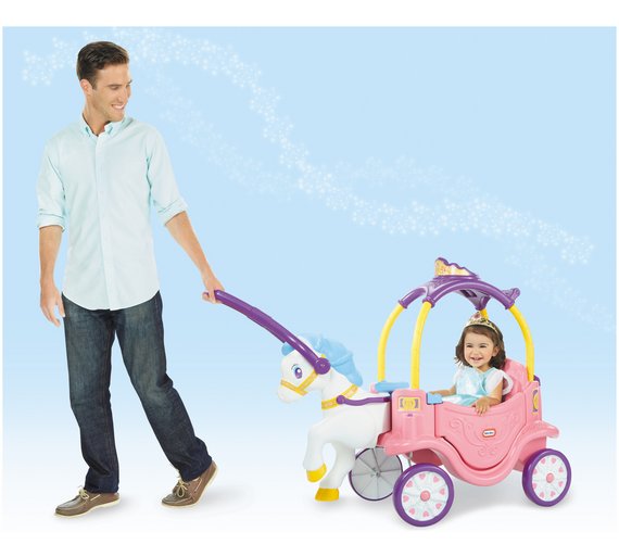 รถม้าเจ้าหญิงตัวน้อย Little Tikes Princess Horse & Carriage หรูหราอลังการ งดงามน่ารัก ไม่มีจำหน่ายในประเทศไทย นำเข้าจาก USA ของแท้ 100%