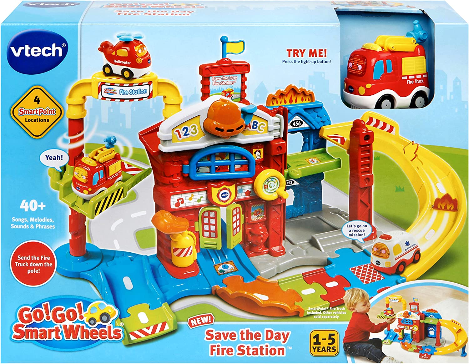 VTech Go! Go! Smart Wheels Save the Day Fire Station ราคา 1,950 - บาท