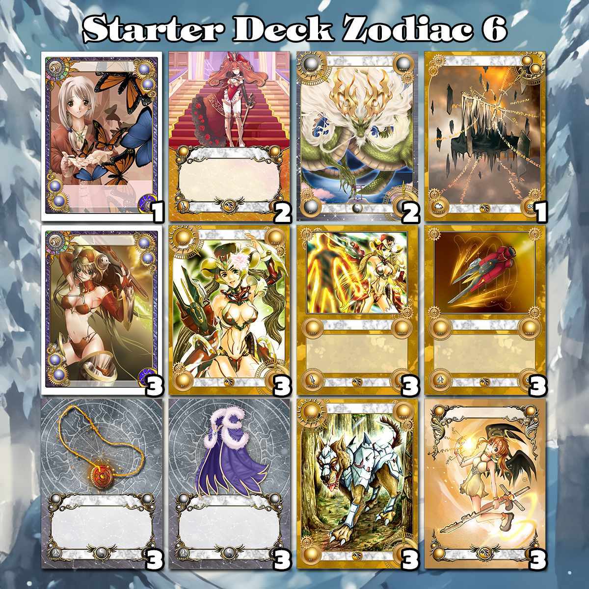 Starter Deck Zodiac set 2 Fadalgia ชุด 30 ใบ