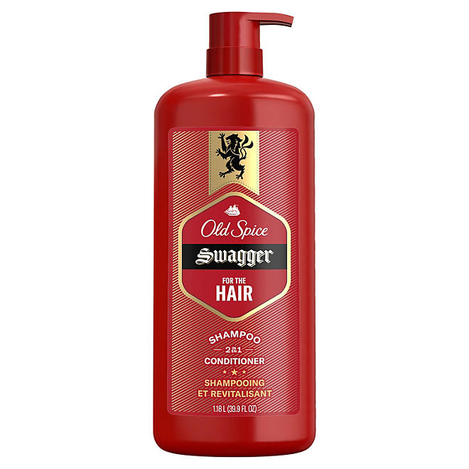 สินค้านำเข้าจาก 🇺🇸 แชมพูและครีมนวด Old Spice Swagger 2-in-1 สำหรับผู้ชาย (39.9 fl. oz.) ราคาขวดละ 890 บาท