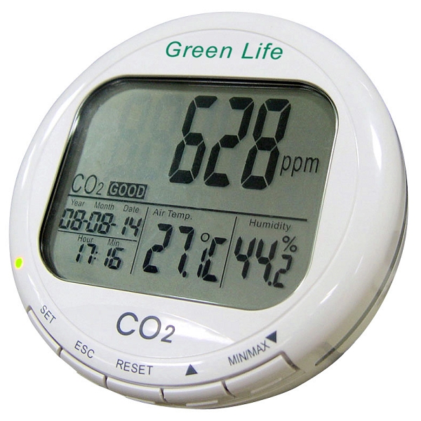 AZ Instrument รุ่นAZ-7787เครื่องวัดคาร์บอนไดออกไซด์Cabon Dioxied (CO2)/Temp RH Meter,Green Life,Meas.range:0～9999ppm.