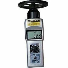 NidecShimpo รุ่นDT-205LR-S12เครื่องวัดวามเร็วขนาดล้อหมุน12นิ้ว,รอบHandheld Contact/Non-Contact LCD Tachometer LCD Display.