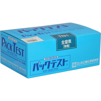 Kyoritsu รหัสสินค้า WAK-TN-I-3 ชุดทดสอบคุณภาพน้ำ,Packtest for Total Nitrogen,meas.range:0～100 mg/L,(Quantity 50pcs./box)