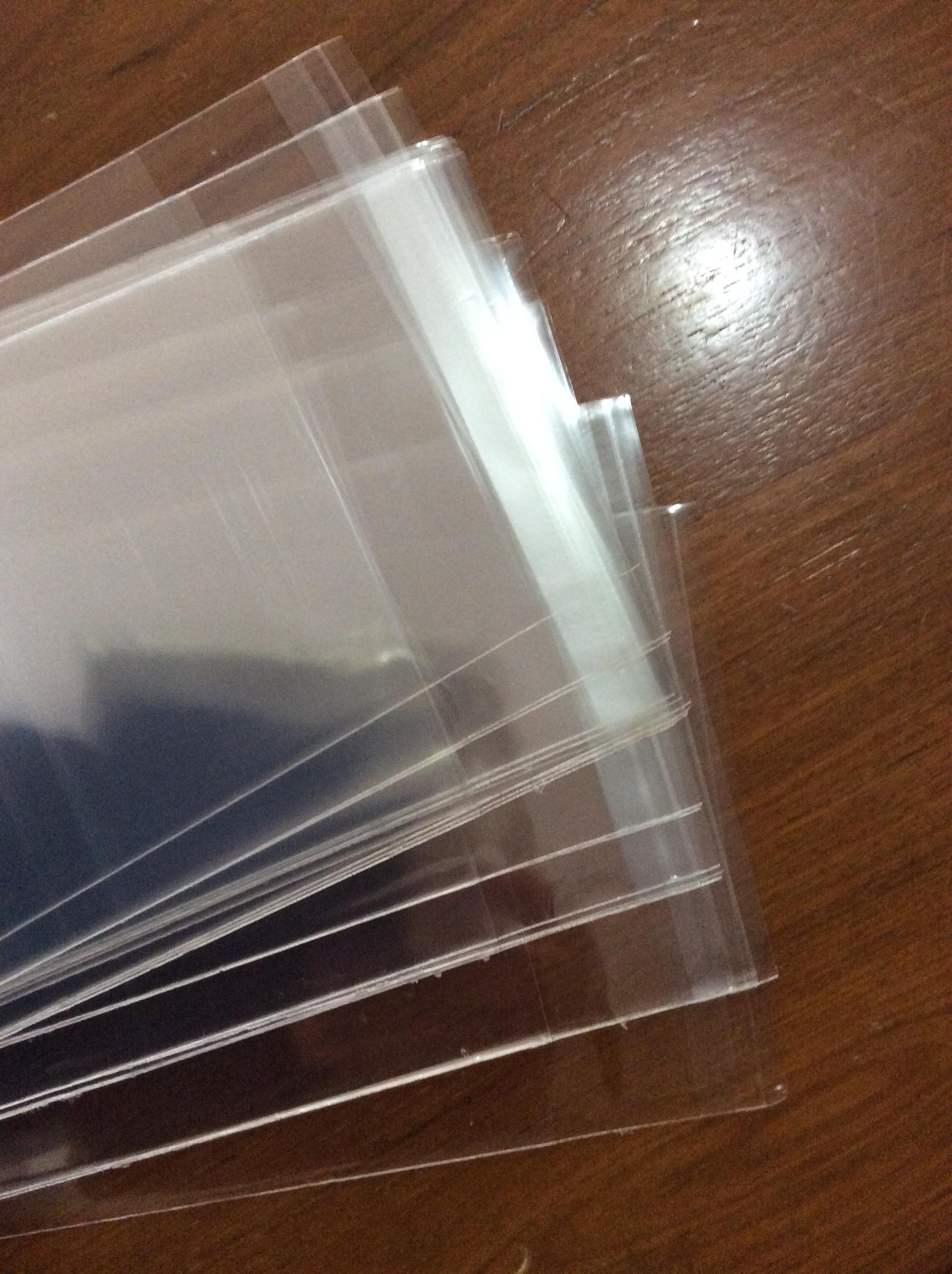 ถุงแก้วแถบกาว 1/2 โล ขนาด 1.5*6+2 นิ้ว ประมาณ 700 ใบ