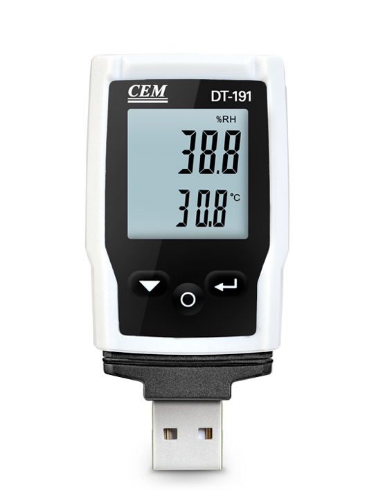 CEM รุ่นDT-191Bเครื่องวัดบันทึกอุณหภูมิความชื้นและความกดอากาศTemperature&Humidity Data Logger,Temp.range:-40～70℃/-40～158℉