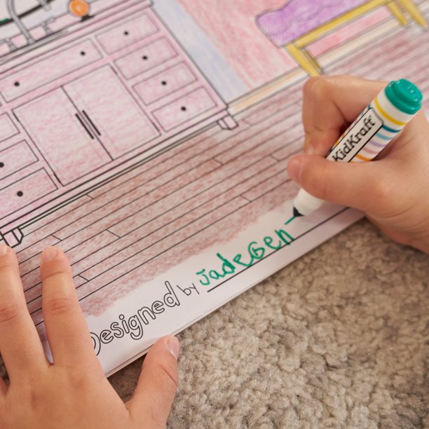 KidKraft Design by Me™: บ้านตุ๊กตาไม้แต่งสี 20 ชิ้น ราคา 3,590 บาท