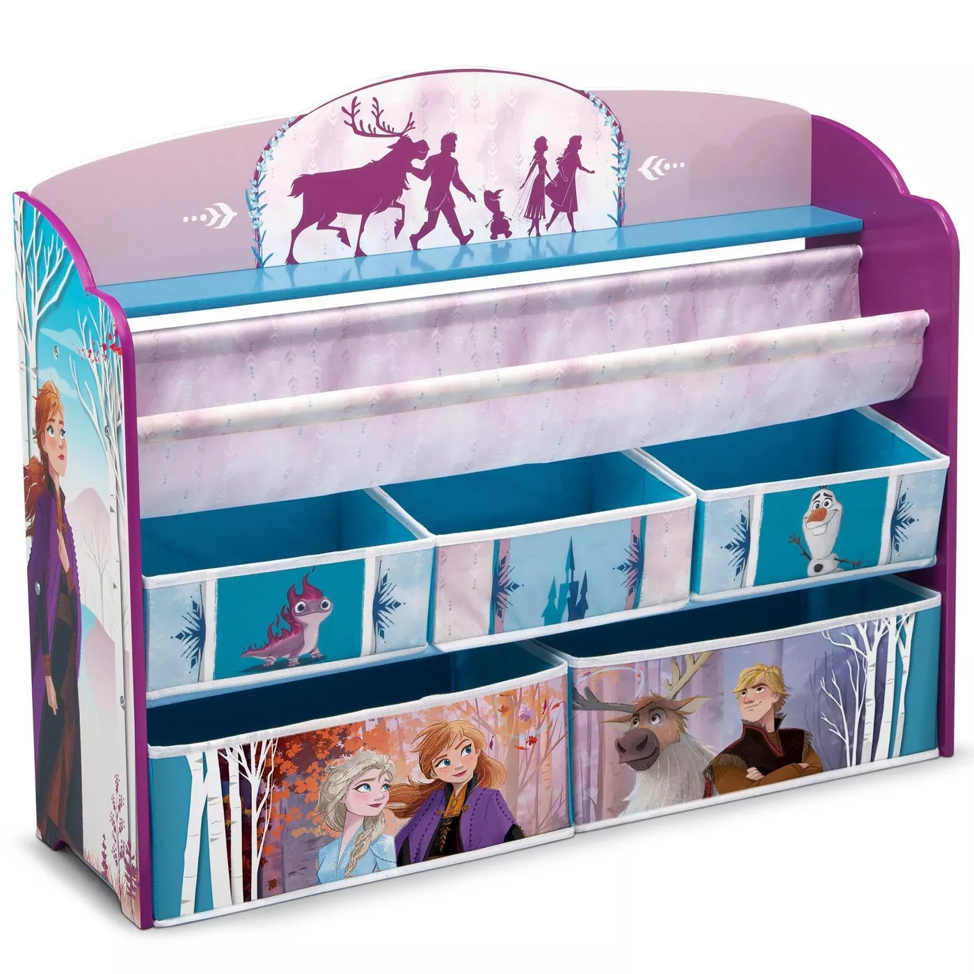 นำเข้า 🇺🇸 ชั้นเก็บของลาย โฟรเซ่น Disney Frozen Multi-Bin toy organizer ลิขสิทธิ์แท้ 100%
