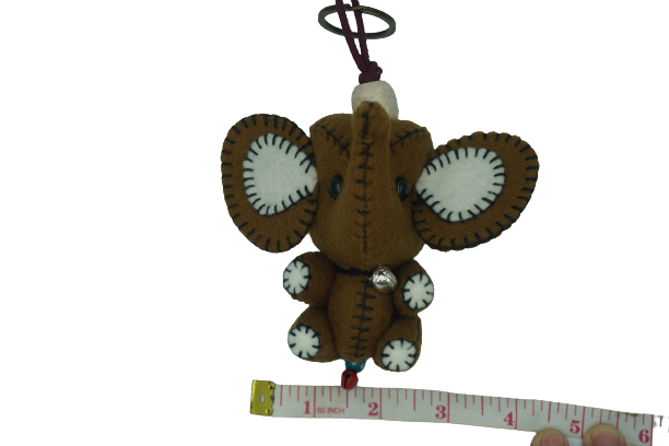 Handmade Souvenir ตุ๊กตาช้างไทย สีขาว White Elephat Thailand Souvenirs & Gifts พวงกุญแจช้างไทย handmade elephant gift ของที่ระลึก ของฝาก โมเดล