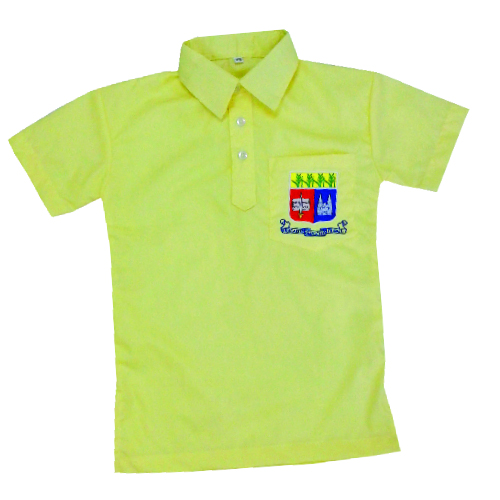 เสื้อพละผ้า TC เนื้อเรียบ