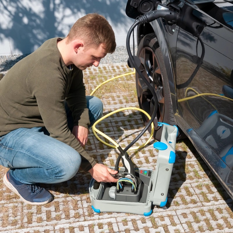 PCE รุ่นDC-9EV-ICA incl. ISO Calibration Certificate EVSE แคลมป์มิเตอร์Clamp Meter