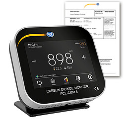 PCE รุ่นCMM 8-ICA incl. ISO Calibration Certificateเครื่องวิเคราะห์ก๊าซคาร์บอนไดออกไซด์CO2 Analyser