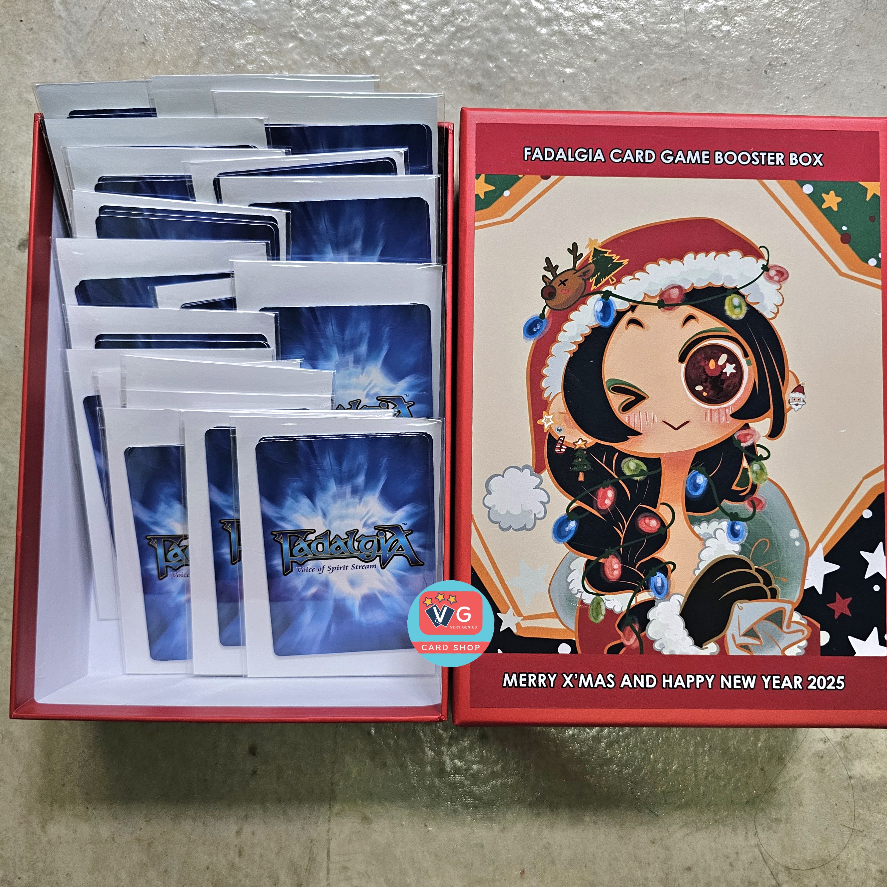 แยก 1ซอง มี 3 ใบ Fadalgia Merry X'mas and Happy New Year 2025