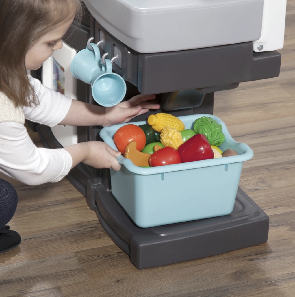 ชุดครัวจำลอง รุ่นใหม่ล่าสุด Step2 Modern Cook Kitchen ดีไซน์โมเดิร์น ทันสมัย แบบที่ทุกคนในบ้านชื่นชอบ นำเข้าจาก USA แท้ 100% ราคา 5,590 บาท พร้อมส่ง