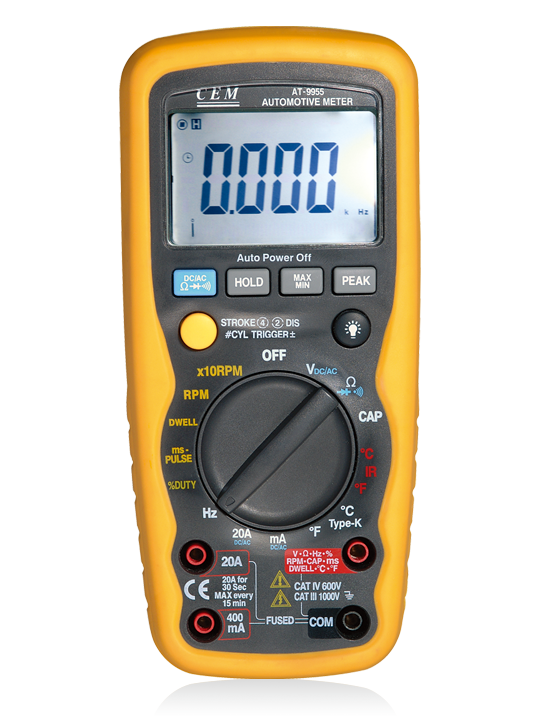 CEM instrumentsAT-9955 มัลติมิเตอร์ยานยนต์มืออาชีพ
