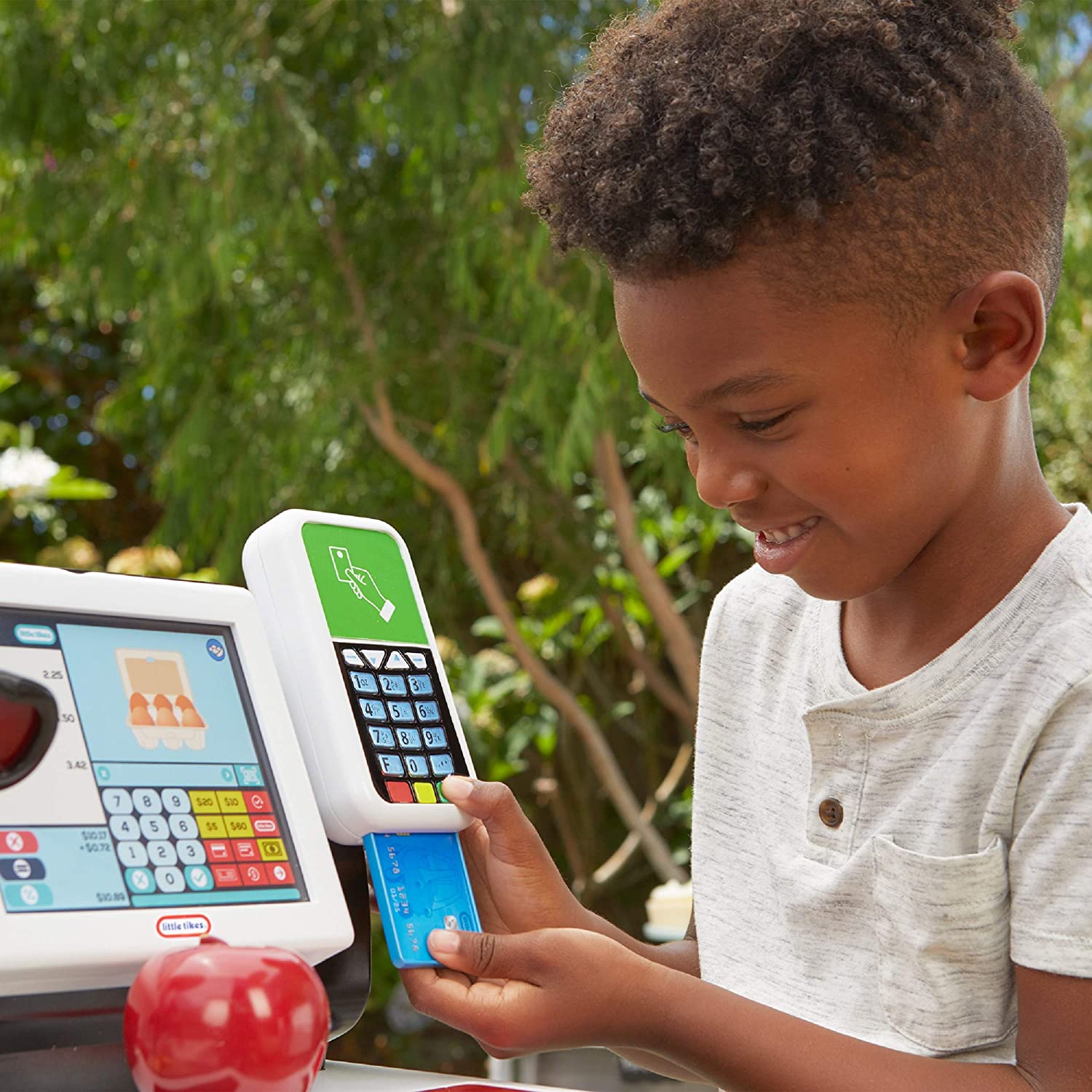 แคชเชียร์อัจฉริยะLittle Tikes First Self-Checkout Stand Play Cash Register 3+ ราคา 2,490.- บาท