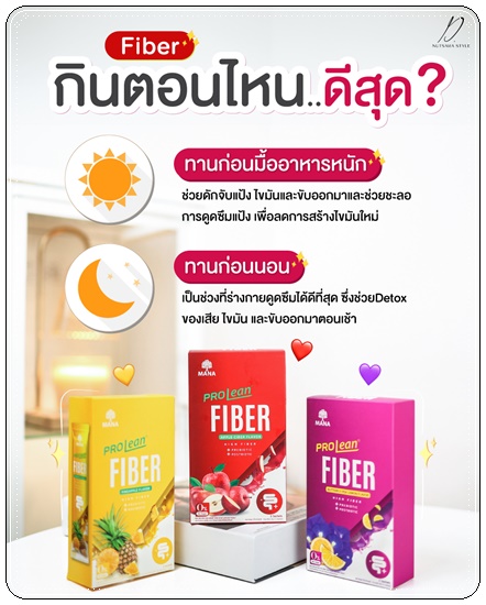 มานาโปรลีนไฟเบอร์ Mana Prolean Fiber