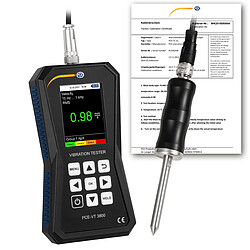PCE รุ่นVT-3800S-ICA incl. ISO Calibration Certificate มาตรความเร่ง Accelerometer