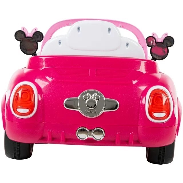 นำเข้า🇺🇸 รถแบตมินนี่เมาส์คันใหญ่ Disney Minnie Mouse Convertible Car 6 Volts Electric Ride-on, for Children Ages 3+ years, by Huffy ราคา 12,900 บาท