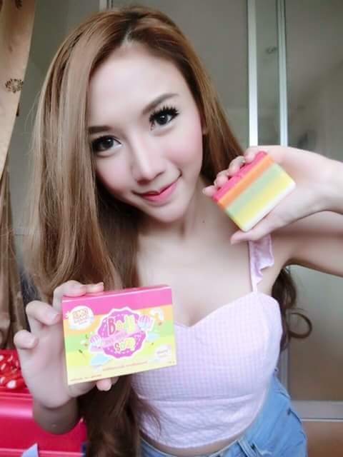 สบู่จัมโบ้ ขาวโบ๊ะ (สบู่ขาวโบ๊ะโฉมใหม่) body ama white soap