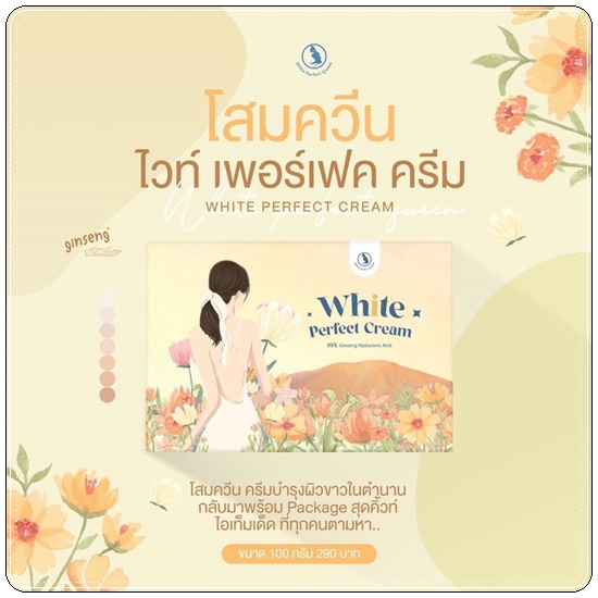 โสมควีน ไวท์เพอร์เฟค ครีม White Perfect Cream