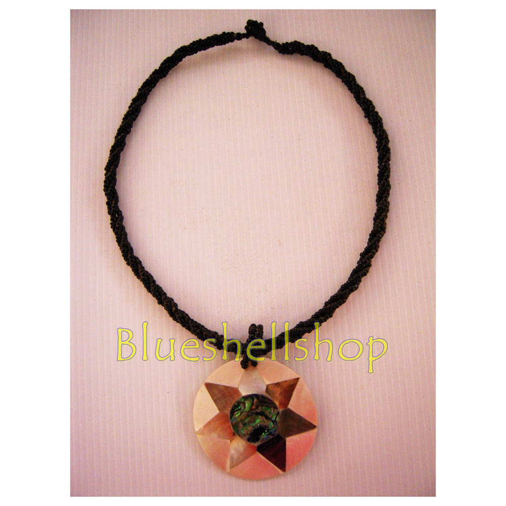 สร้อยคอลูกปัดจี้ดาว