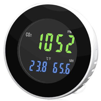 รุ่นHJ-CO2-R3เครื่องแจ้งเตือนการระบายอากาศพร้อมเสียงเตือนCO2 monitor HJ-CO2-R3 Ventilation notification with alarm