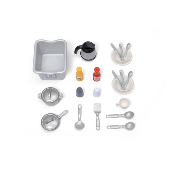 ชุดครัวจำลอง สีชมพูรุ่นใหม่ล่าสุด Step2 Modern Cook Kitchen ดีไซน์โมเดิร์น ทันสมัย แบบที่ทุกคนในบ้านชื่นชอบ นำเข้าจาก USA แท้ 100% ราคา 5,590 บาท