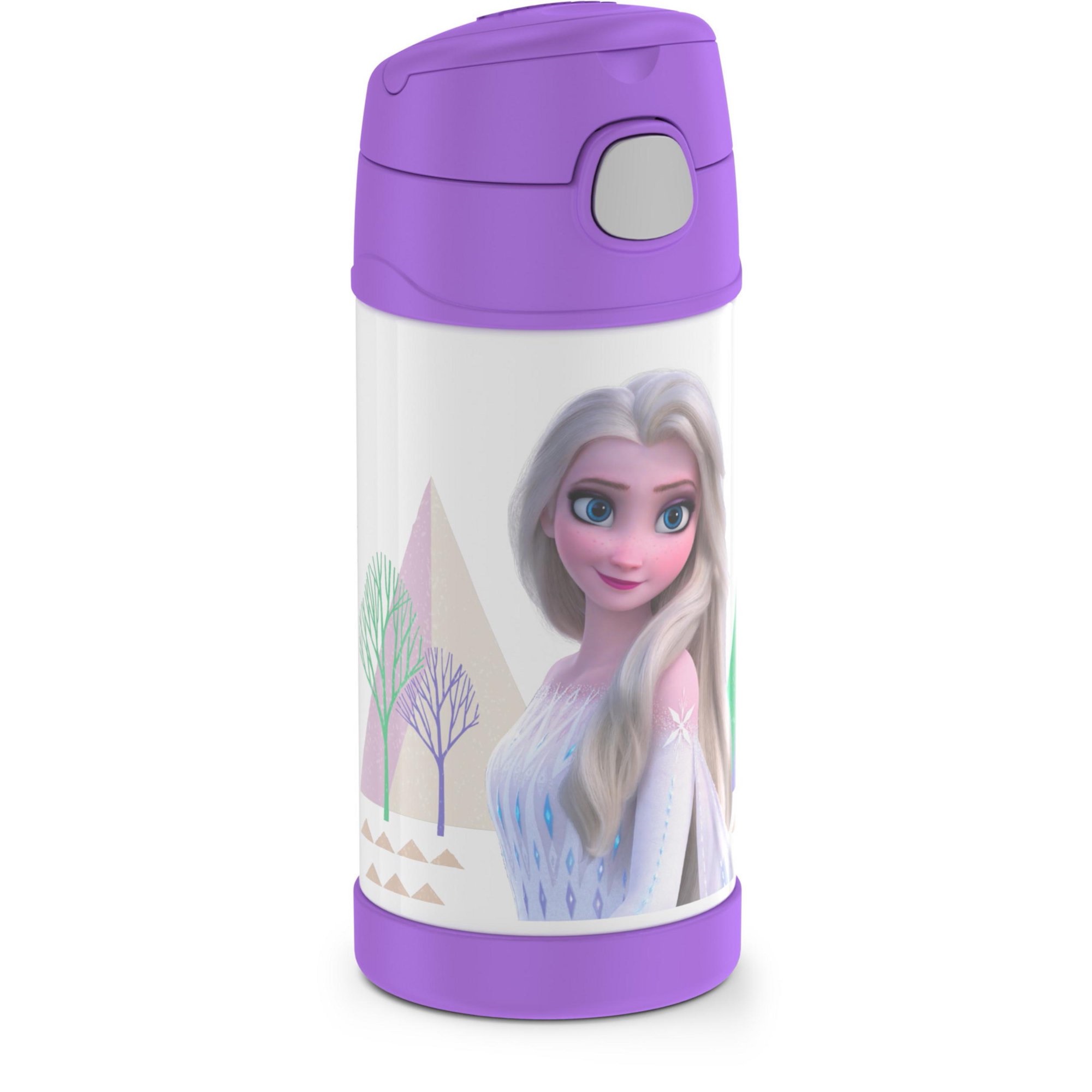 Thermos Kids Stainless Steel Vacuum Insulated Funtainer straw bottle, Frozen, 12 fl oz ราคา 890.- บาท