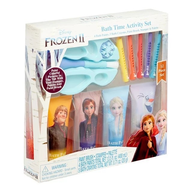 นำเข้า🇺🇸 เซ็ทกิจกรรมโฟรเซ่นFrozen II 12-Piece Bath Time Activity Set , ราคา 890 บาท