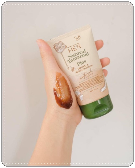 สครับมะขามเฮอ สูตรใหม่ HER Natural Tamarind Plus