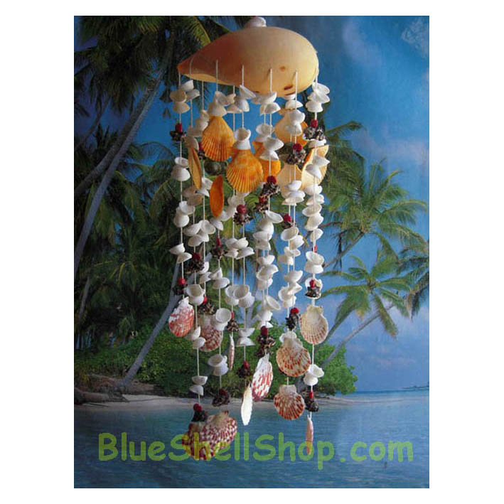 โมบายหอยโข่งเหลือง