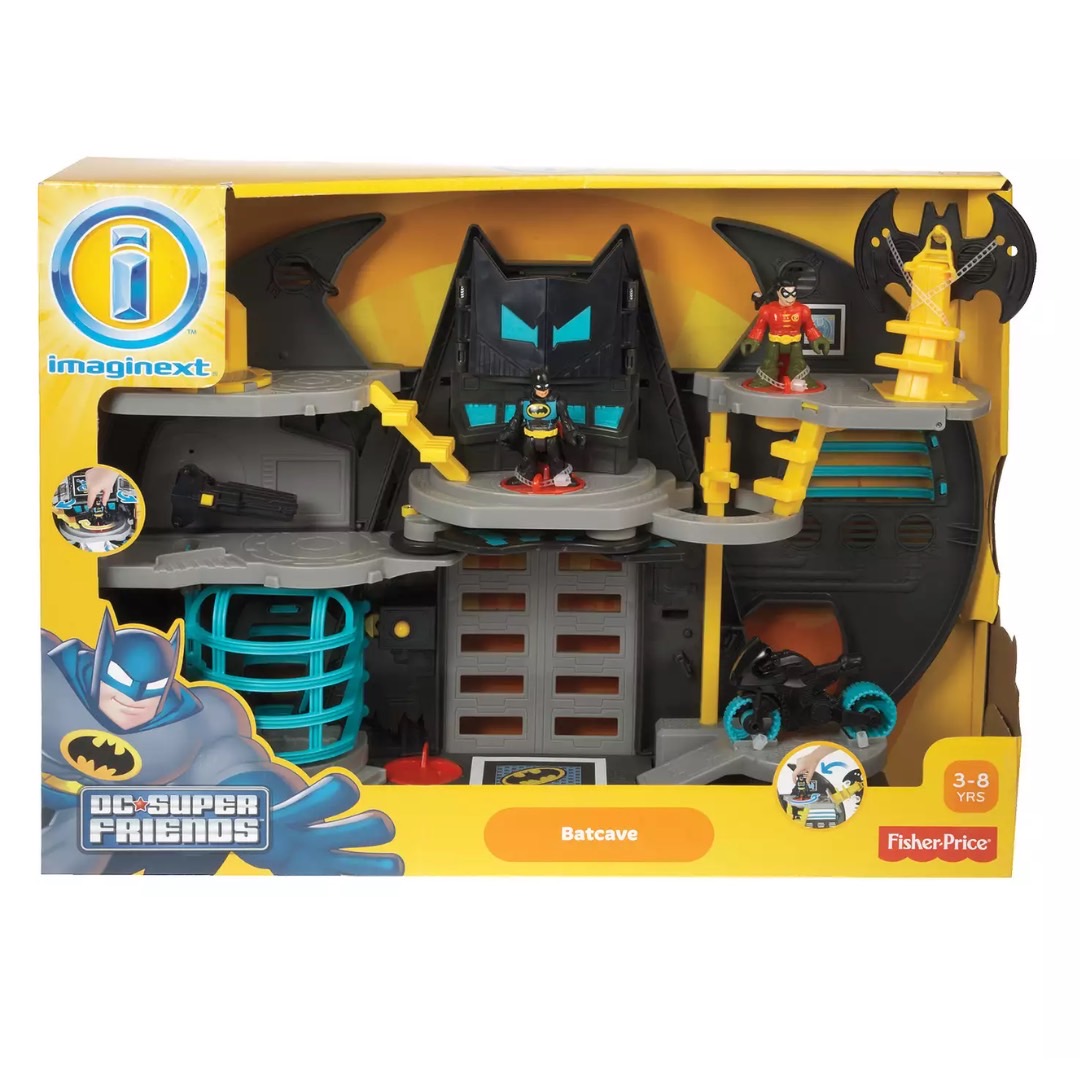 นำเข้า 🇺🇸 Imaginext Batcave ของเล่นสุดเท่จาก Fisher-Price พร้อมไฟและเสียงสุดอลังการ ราคา 4,990 บาท