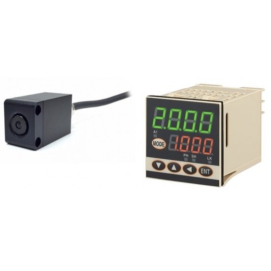 Japan Sensor รุ่นTMCX-NDE+TMHX-CNE0500-0035E1.6-000 ชุดอ่านและแสดงค่าแบบดิจิตัล+เทอร์โมมิเตอร์Radiation Thermometer+Display Setting Device(DC Power Supply/Panel Mount Type)Set