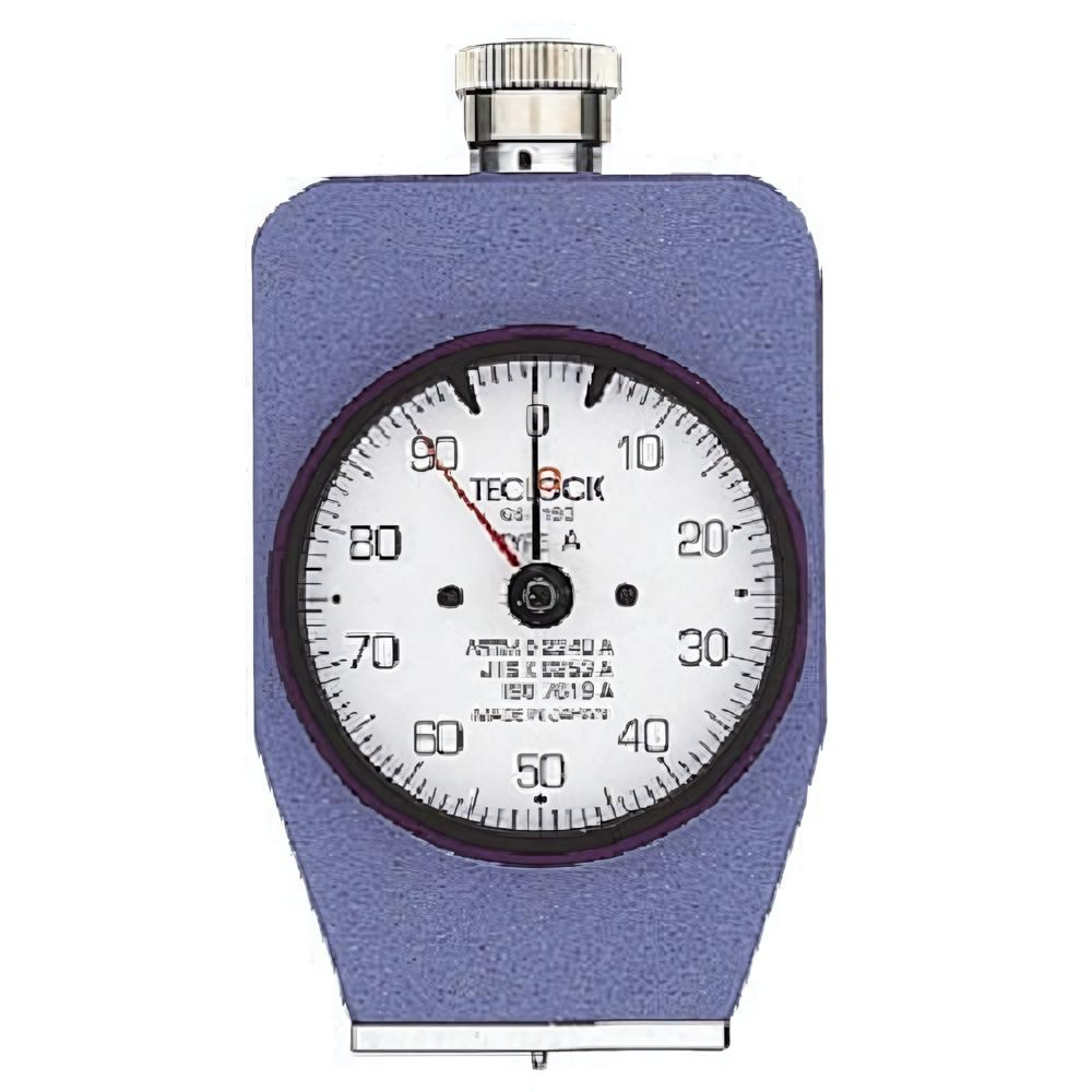 Teclock รุ่น GS-709P เกจวัดทดสอบความแข็งพลาสติกอ่อนและยางทั่วไป, Durometers for hardness test of soft plastic,general rubber,type A (Pocket type) ,spring load: 550～8050mN