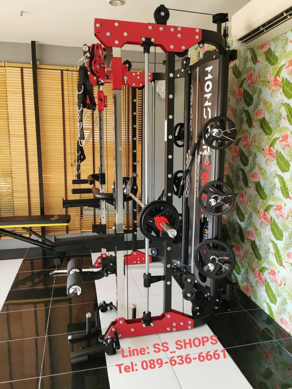 Jammer Arms แจมเมอร์ อาร์ม อุปกรณ์เสริมใช้กับ Smith Machine MONSTER FORCE G11 สมิทแมชชีนG11