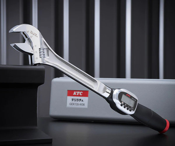 KTC รหัส GEK135-W36 ประแจปอนด์ปรับเลื่อนอ่านค่าดิจิตอล,Digital torque wrench digi ratchet(Monkey Type)