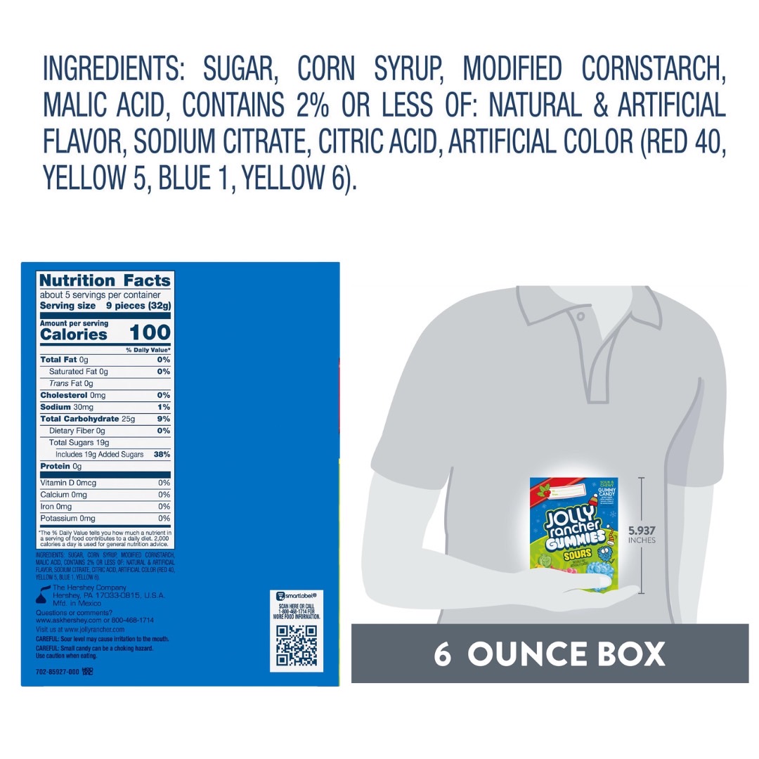 นำเข้า 🇺🇸 ✨ JOLLY RANCHER Gummies Sours Flavors Storybook- ขนมเยลลี่รสเปรี้ยวที่มาพร้อมกับบรรจุภัณฑ์ในรูปแบบหนังสือ ราคา 390 บาท