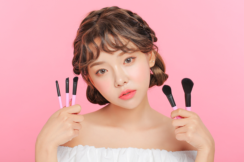 3ce x Barbapapa brush kit (เซทแปรง3ceเล็ก)