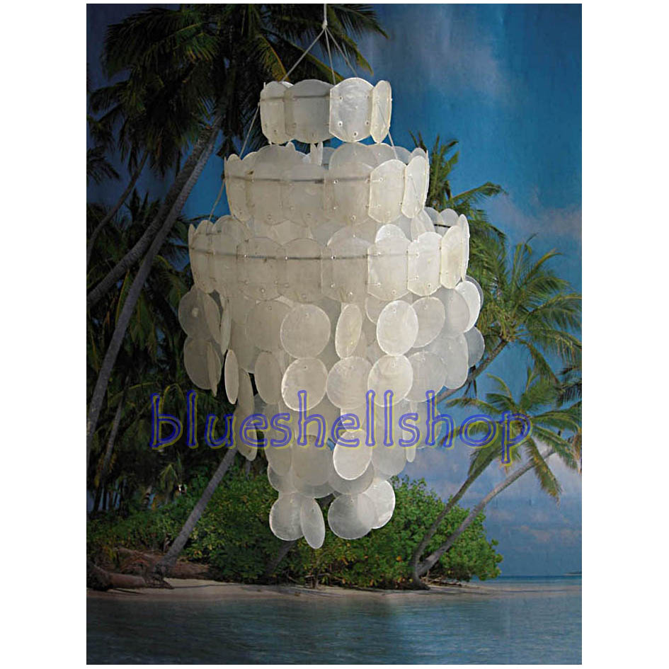 โมบายหอยกระดิ่งใหญ่ขาว