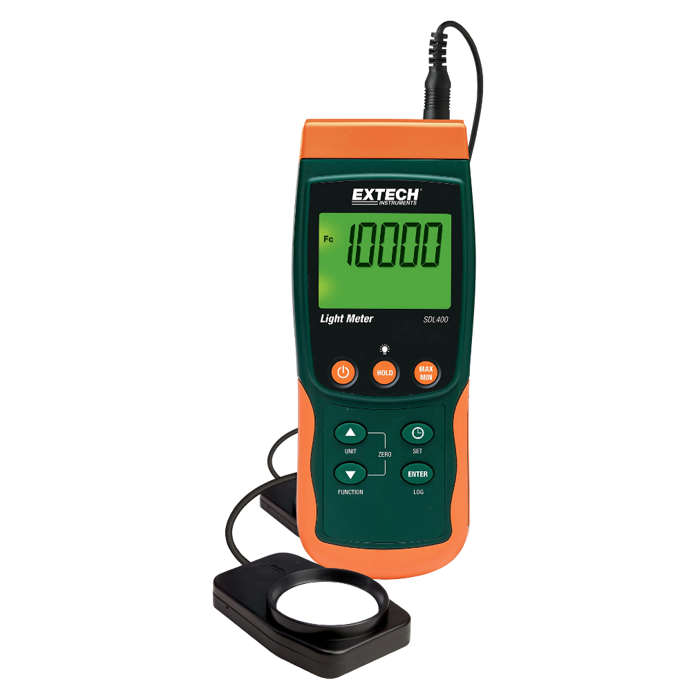Extech รุ่น SDL400 เครื่องวัดและบันทึกปริมาณแสงม,Light Meter Datalogger,Lux Range: 2000, 20k, 100kLux