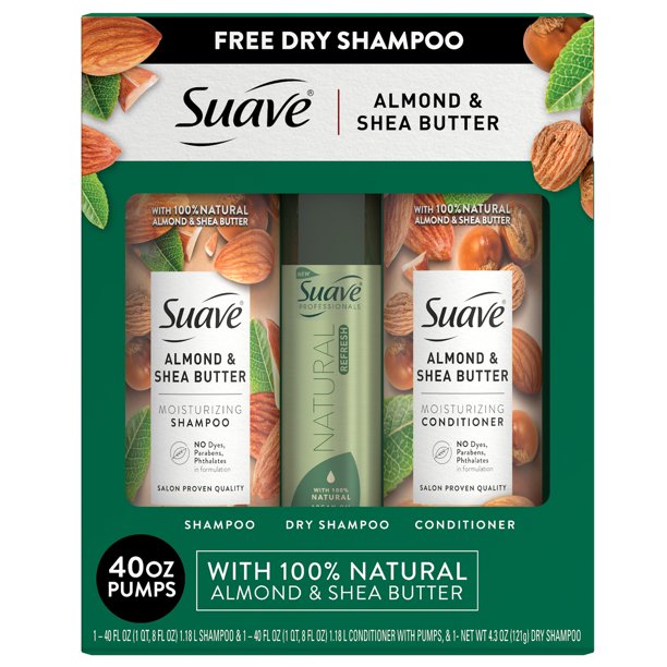 แชมพู ครีมนวดผม Suave Almond & Shea Butter Moisturizing Holiday Gift ราคา 990 บาท