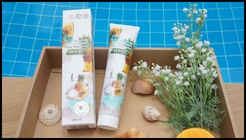 โชอา มาส์กกำจัดขน สูตรผิวขาว Cho-Ar Hair Removal White Mask ขนาดใหม่